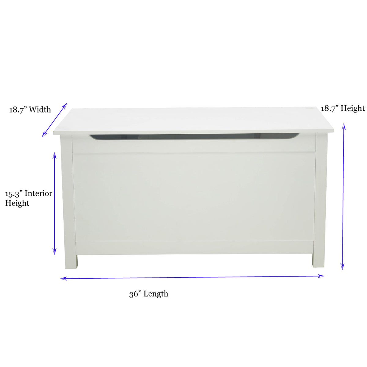 Parker Designer Cat Litter Box Enclosure – Hidden, Dog-Proof Pet Furniture with Lid, Elegant & Odor-Contained for Large Cats, White