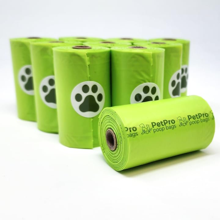Poop Bags 10 Rolls , Ultra Durable,Unscented Dog Waste Bags & Cat Litter Bags, Extra Thick, Easy to Open, Value Pack Refill Rolls