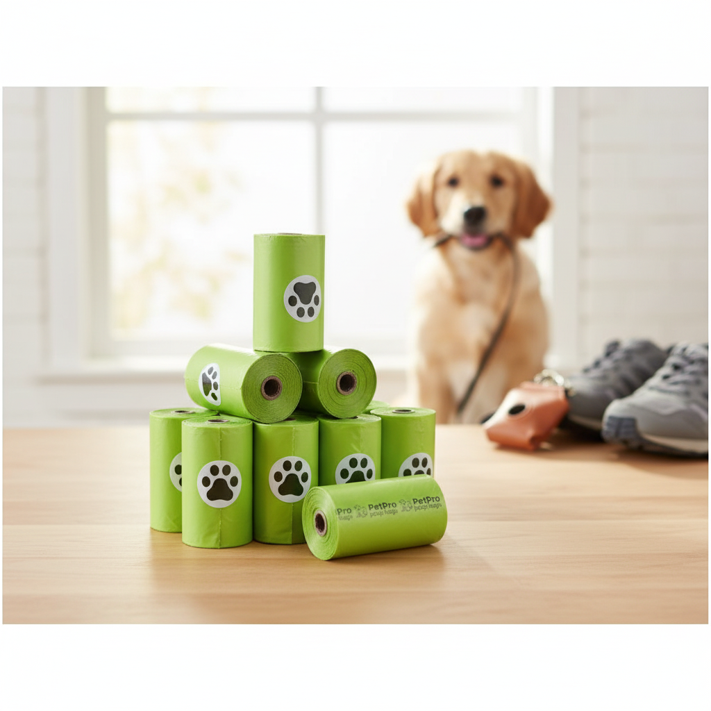 Poop Bags 100 Rolls (1,200 Counts), Ultra Durable,Unscented Dog Waste Bags & Cat Litter Bags, Extra Thick, Easy to Open, Value Pack Refill Rolls