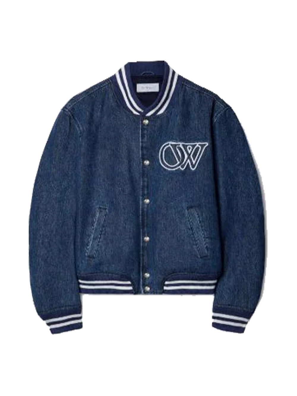 Qw Full Denim Varsity
