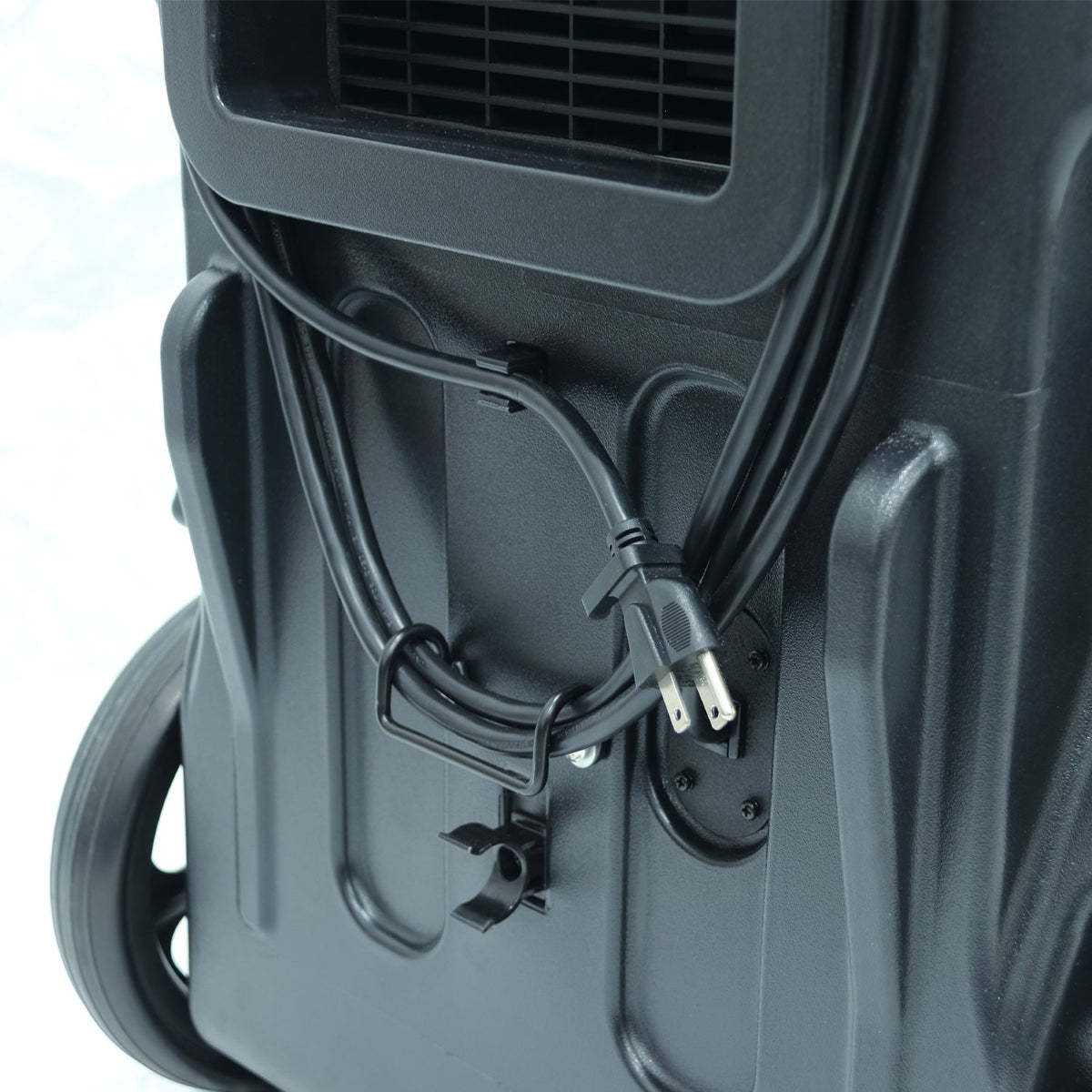 XPOWER XD-130Li 125-Pint Bluetooth LGR Commercial Dehumidifier with Auto Purge Pump, Hose, Handle and Wheels for Water Damage Restoration, Clean-up Flood, Basement, Mold, Mildew