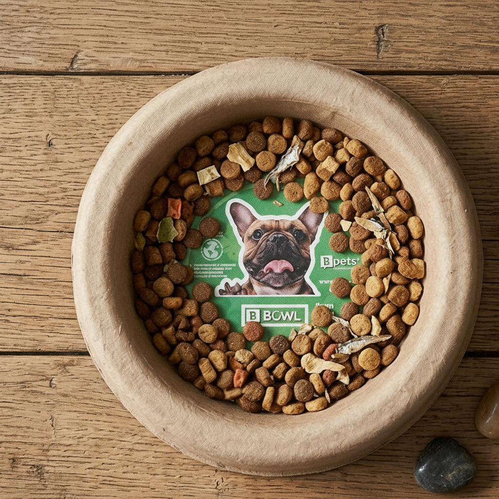 Molded Pulp Pet Feeding Bowls, (300) PIECES